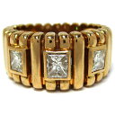 ノーブランド リング 指輪 ダイヤモンド K18 中古 グレード:リサイクル 洗浄のみ サンヤ質店