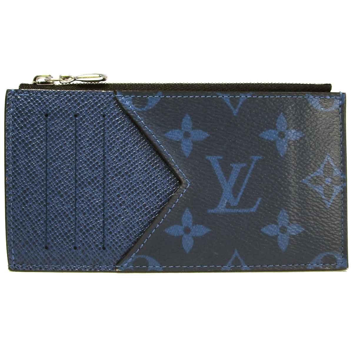 ルイ ヴィトン カードケース M30270 タイガラマ コインカードホルダー コバルト 中古 グレード：A サン..
