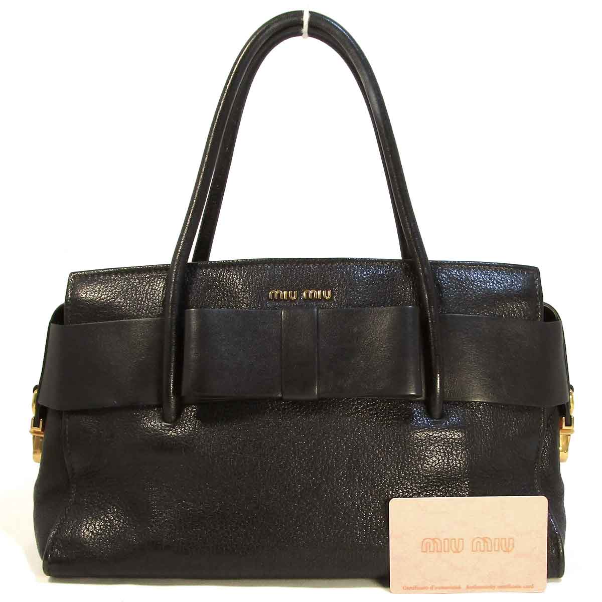 【希少❗️】miu miu ハンドバッグ リボン付き ネイビー ショルダーバッグ 楽天市場】ミュウミュウ リボン バッグの通販