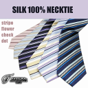【FATTURA】シルク100% ネクタイシルクの光沢と高品質の厚み レジメンタル チェック 花柄 ネクタイ ゆうパケット送料無料 選べる45種類【ゆうパケット可】【送料無料】