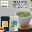 1200円相当【 深蒸し茶 ティーバッグ & ほうじ茶 ティーバッグ 選べる 2袋セット(1袋10パック入) 】 ティーパック 熊本県産 お茶 ペットボトル 日本茶 緑茶 ほうじ茶