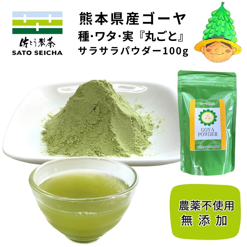 ＼18日～8のつく日は『お茶っ葉の日』8%OFFクーポン+ポイント8倍／【国産 ゴーヤ 粉末100g 農薬不使用 無添加 】2,20…