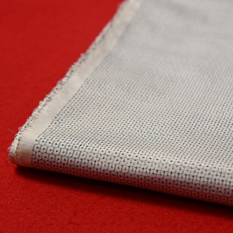 男きもの　羽織と着物　反物　2反分　本場奄美大島紬　100亀甲　白色　アンサンブル　41cm　反物/男着物/男の着物/殿方　送料込み