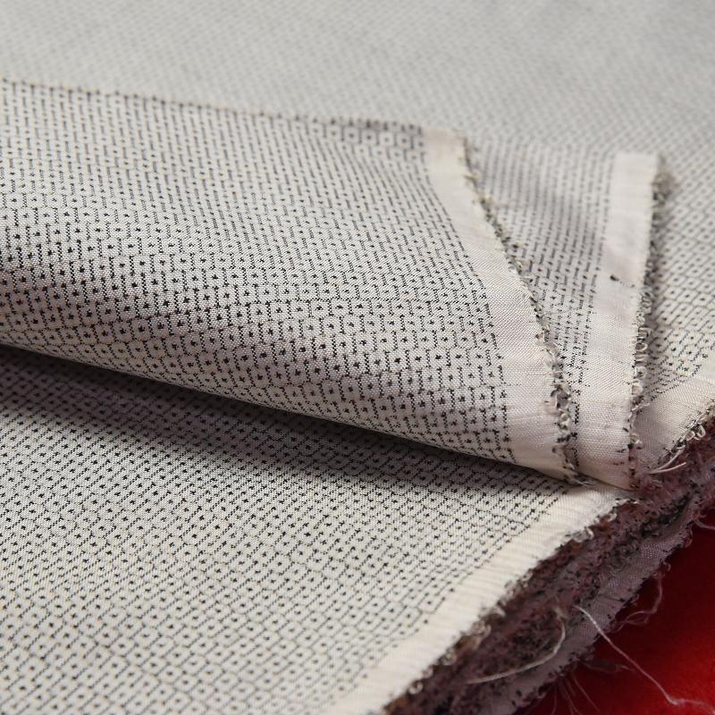 男きもの　羽織と着物　反物　2反分　本場奄美大島紬　100亀甲　白色　アンサンブル　41cm　反物/男着物/男の着物/殿方　送料込み