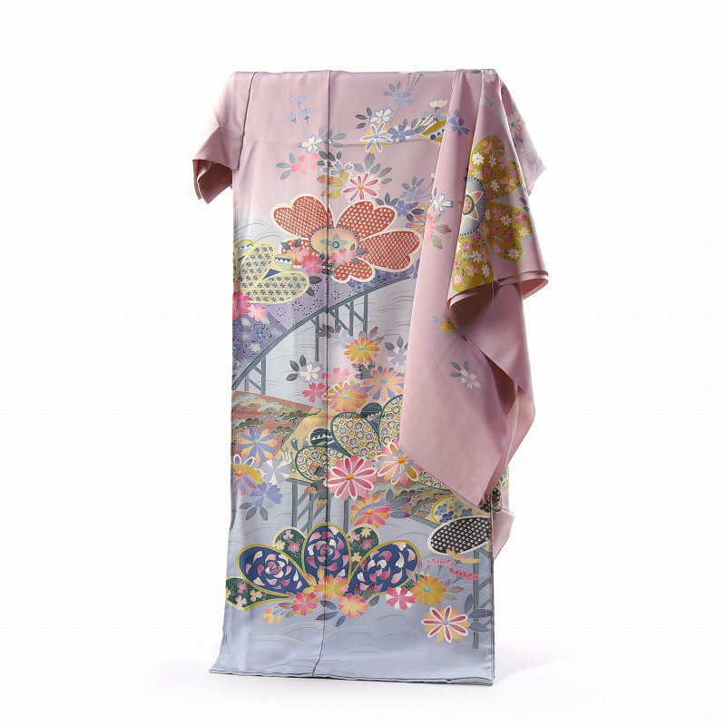 加賀友禅 白坂幸蔵作 訪問着 手縫いお仕立て付き【送料込み】