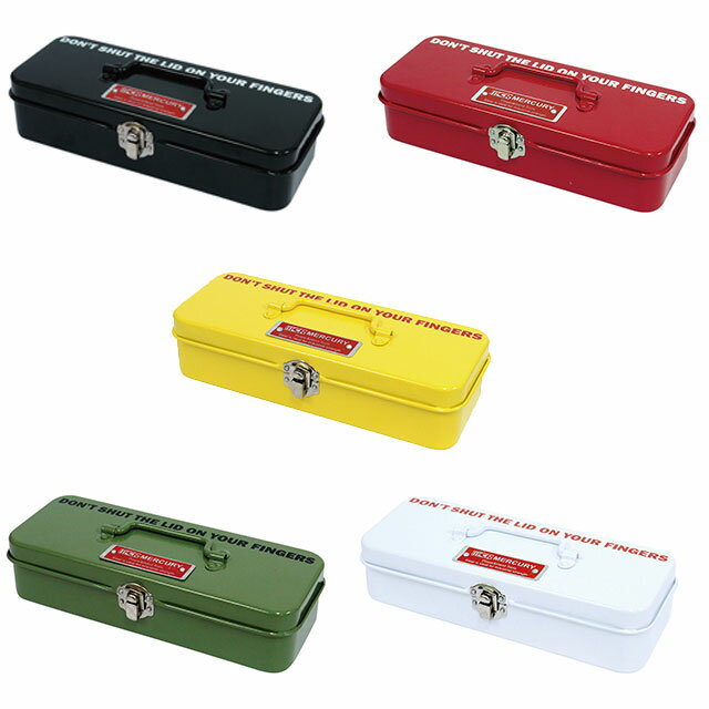 マーキュリー ブリキのミニツールボックス◆ペンケース◆「Mini Tool Box」◆Mercury◆工具入れ◆ブリキ◆収納◆アメ雑◆ナチュラル雑貨◆Natural