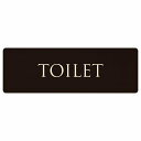 トイレ プレート 木製 TOILET 文字タイプ ブラック ナチュラル 長方形 18x6cm ドア サインプレート ピクトサイン トイレマーク表示 案内 注意 施設 御手洗 TOILET おしゃれ シンプル 安全対策