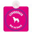 Leonberger レオンベルガー ピンク&パープル 車 窓ガラス 吸盤タイプ DOG IN CAR かっこいい おしゃれ 犬 シルエット アメ雑風 カラフル ドッグインカー ドッグオンボード 安全対策 セーフティサイン デコ 外出 ドライブ カーサイン 吸盤 1,100円