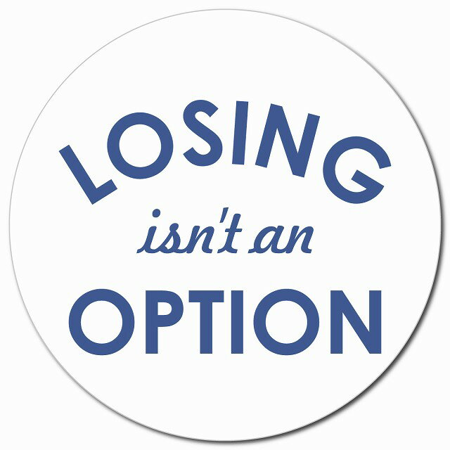 ߲Cheerfulʥեˤ㤨Losing isnt an option ۥ磻ȡǥ˥֥롼  ޥͥå  ľ13cm ߷ ޥͥåȥƥå ä  ͥ  פβǤʤ1,100ߤˤʤޤ