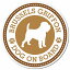 BRUSSELS GRIFFON ブリュッセル・グリフォン ブラウン 肉球 カーサイン 車 マグネットステッカー 犬 マグネット 強力 直径13cm 丸型 おしゃれ かわいい ドラレコステッカー 安全対策 危険運転 煽り運転 アニマル 動物 犬種別 屋外 防水 屋内 肉球マーク 1,100円