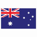 150x86mm オーストラリア Australia 国旗 ステッカー シール National Flag 国 旗 塩ビ製