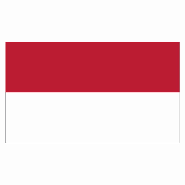 Rakuten - 270x155mm インドネシア Indonesia 国旗 ステッカー シール National Flag 国 旗 塩ビ製