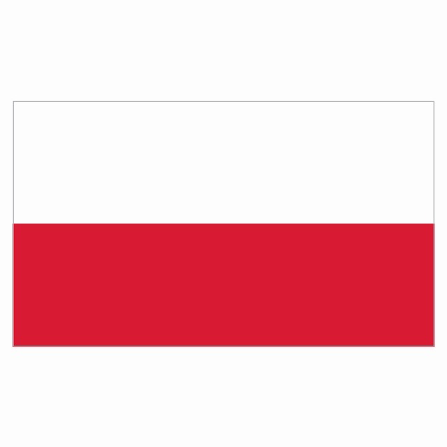 210x121mm ポーランド Poland 国旗 ステッカー シール National Flag 国 旗 塩ビ製