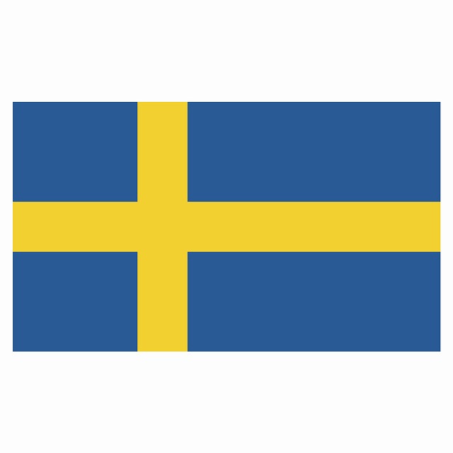 150x86mm ǥ Sweden  ƥå  National Flag   