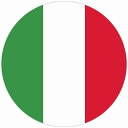 イタリア 国旗 ステッカー シール National Flag 丸型 直径13 給油口 カーステッカーround type 屋外 屋内 防水 かわいい おしゃれ