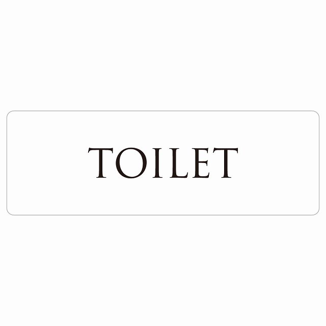 ȥ   TOILET ʸ ۥ磻 ֥å Ĺ 12x4cm 18x6cm 27x9cm ɥ ɿ   󥹥ƥå ԥȥ ȥޡɽ     TOILET  ץ к