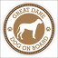 セーフティサイン ステッカー Dog on board GREAT DANE グレート・デーン ブラウン 直径13cm あおり運転 対策 カーステッカー 煽り運転対策 自動車用 屋外 屋内 防水 かわいい おしゃれ 650円