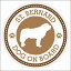 セーフティサイン ステッカー Dog on board ST. BERNARD セント・バーナード ブラウン 直径13cm あおり運転 対策 カーステッカー 煽り運転対策 自動車用 屋外 屋内 防水 かわいい おしゃれ 安全対策 カーサイン 肉球マーク 690円