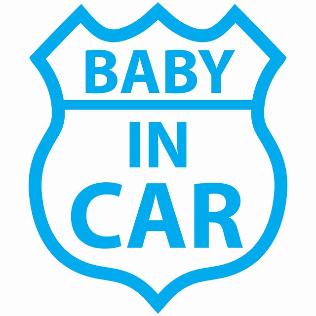BABY IN CAR ƥå 饤ȥ֥롼 롼66 ƥå  sticker к 걿ž ä ...