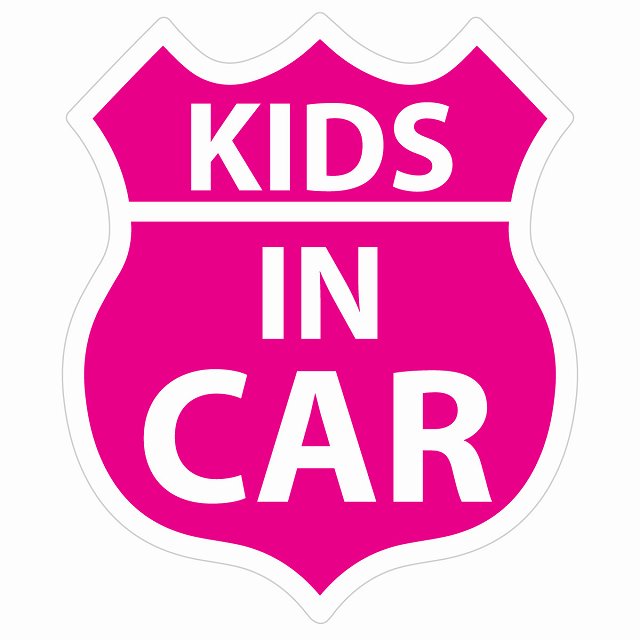 KIDS IN CAR ƥå ԥ 롼66 ƥå  sticker к 걿ž ä  ...