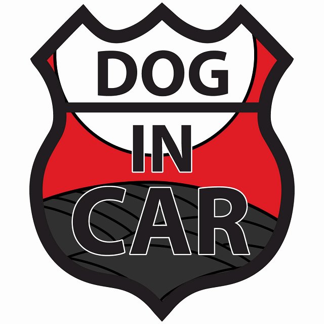 DOG IN CAR ステッカー 花札柄 芒に月 ルート66 愛犬車用グッズ カーステッカー シール sticker 安全対策 あおり運転 かっこいい おしゃれ かわいい 車ステッカー ステッカー 車 サインステッ…