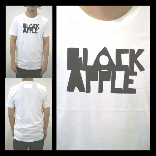 50　BLACK APPLE ブラックアップル LOGO A TEE 半袖 Tシャツ