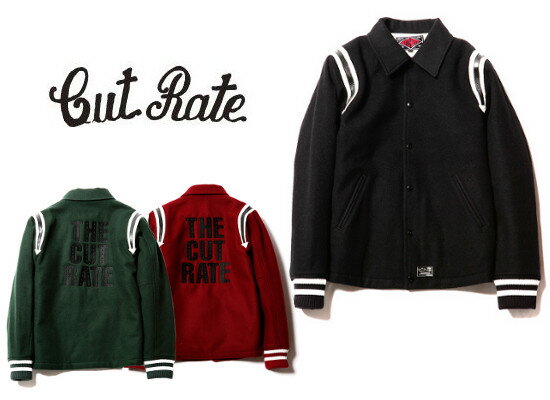 CUT RATE カットレイト STADIUM JACKET スタジャン 送料無料