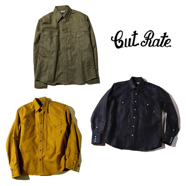 50CUT RATE åȥ쥤 L/S TWILL WESTERN SHIRT Ĺµ