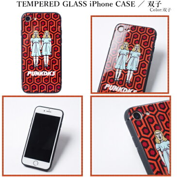 PUNK DRUNKERS パンクドランカーズ TEMPERED GLASSiPhone CASE 双子