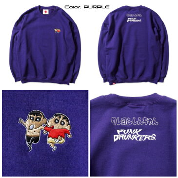 (先行予約) PUNK DRUNKERS パンクドランカーズ [PDSxクレヨンしんちゃん] 友達だゾトレーナー【20年2月】入荷予定