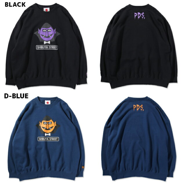 BARON トップス スウェット ブルー 青 ロゴ プリント 長袖 ブランド BARON トップス スウェット ブルー 青 ロゴ プリント 長袖 ブランド