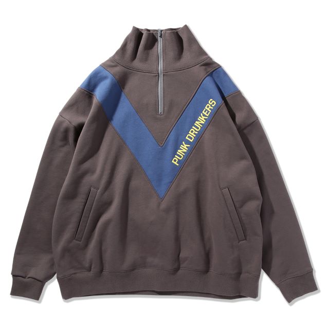 PUNK DRUNKERS パンクドランカーズ DVDハーフZIPトレーナー