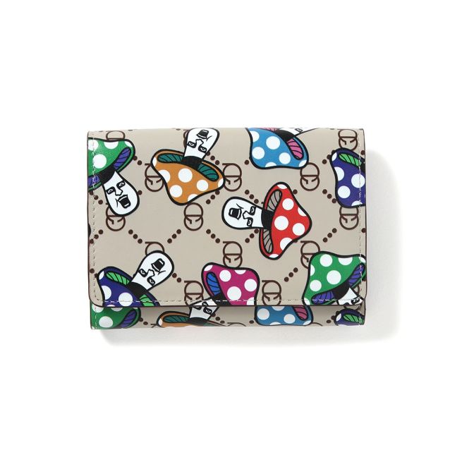 (予約)PUNK DRUNKERS パンクドランカーズ きのこ総柄名刺入れ【26年2月】入荷予定