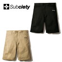 50@SUBCIETY TuTGeB[ WORK SHORTS [NV[c