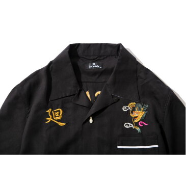 セール50%オフ SUBCIETY サブサエティー BOWLING SHIRT S/S 廻 半袖シャツ