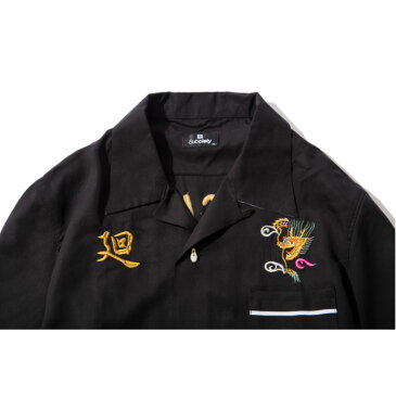 セール50%オフ　SUBCIETY サブサエティー BOWLING SHIRT S/S 廻 半袖シャツ