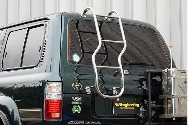 4x4 リアラダー /ハンドバフ仕上げ ベンドタイプ ランドクルーザー80系 エンジニアリング 4×4 Engineering