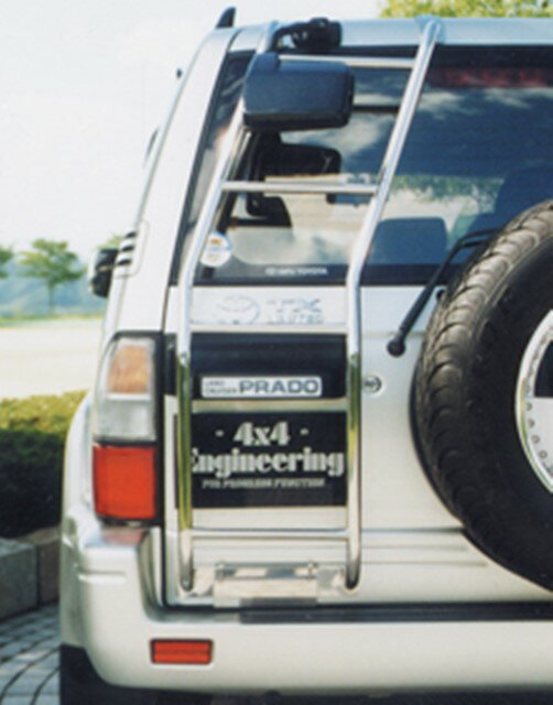 4x4 リアラダー /ハンドバフ仕上げ ストレート ランドクルーザー PRADO プラド 90系 エンジニアリング 4×4 Engineering