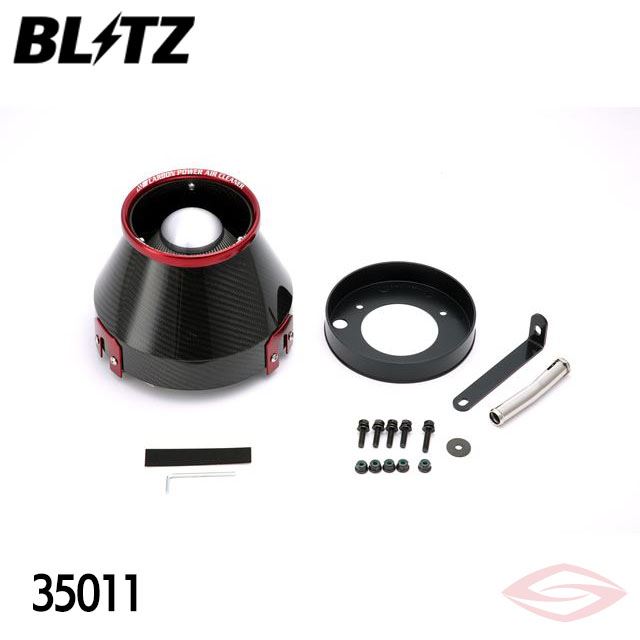 BLITZ カーボンパワー エアクリーナー 180SX RPS13 ニッサン(35011) /ブリッツ コアタイプ CARBON POWER