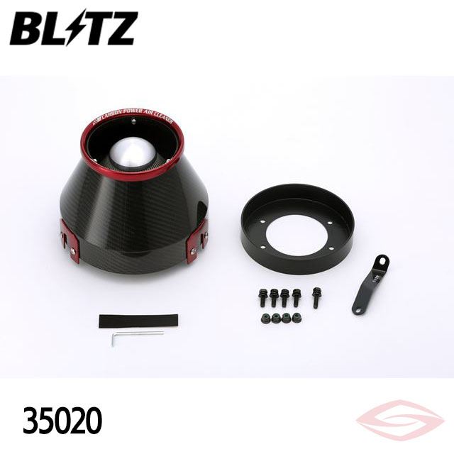 BLITZ カーボンパワー エアクリーナー ステージア WGNC34 ニッサン(35020) /ブリッツ コアタイプ CARBON POWER