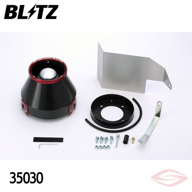 BLITZ カーボンパワー エアクリーナー スカイライン HV35 PV35 ニッサン(35030) /ブリッツ コアタイプ CARBON POWER