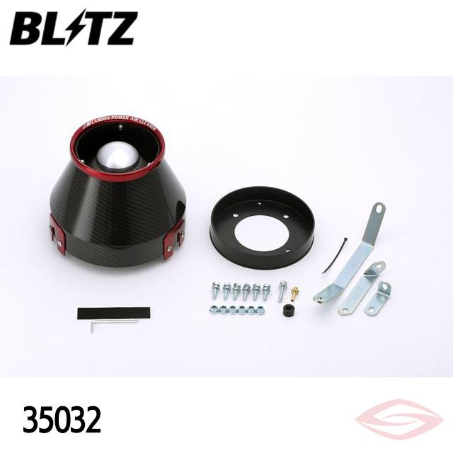 BLITZ カーボンパワー エアクリーナー エルグランド APE50 APWE50 ニッサン【35032】ブリッツ コアタイプ CARBON POWER