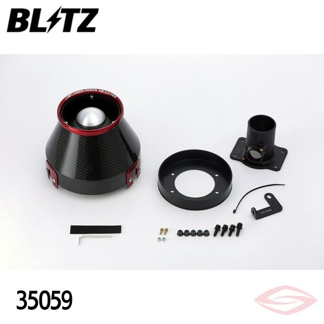 BLITZ カーボンパワー エアクリーナー プラッツ NCP12 NCP16 トヨタ(35059) /ブリッツ コアタイプ CARBON POWER