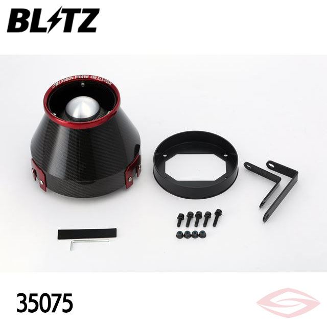 BLITZ カーボンパワー エアクリーナー ランサーエボリューション IX CT9A MITSUBISHI(35075) /ブリッツ コアタイプ CARBON POWER