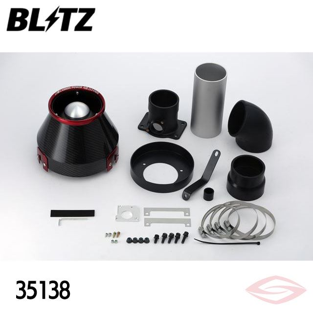 BLITZ カーボンパワー エアクリーナー エクシーガ YA5 スバル【35138】ブリッツ コアタイプ CARBON POWER