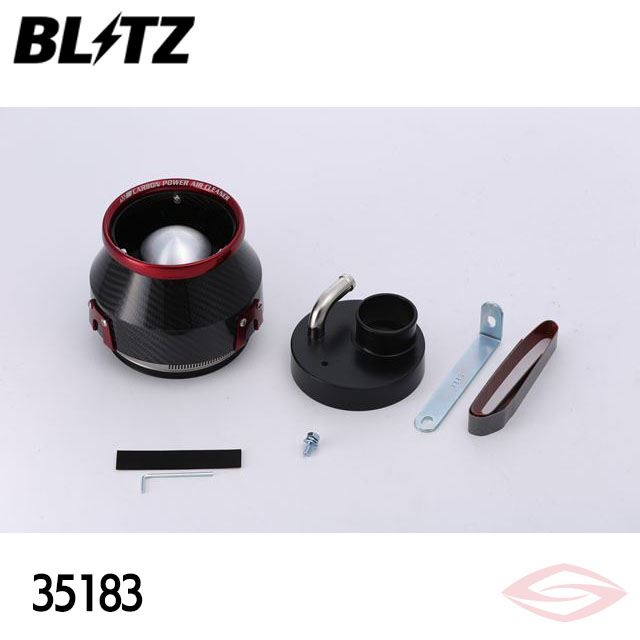 BLITZ カーボンパワー エアクリーナー ワゴンR CT21S CV21S スズキ(35183) /ブリッツ コアタイプ CARBON POWER