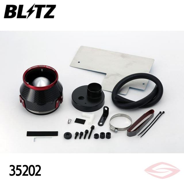 BLITZ カーボンパワー エアクリーナー N-BOX + JF1 JF2 ホンダ【35202】ブリッツ コアタイプ CARBON POWER