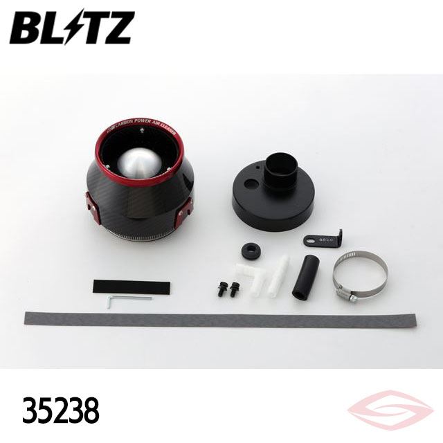 BLITZ カーボンパワー エアクリーナー エブリイワゴン DA17W スズキ【35238】ブリッツ コアタイプ CARBON POWER
