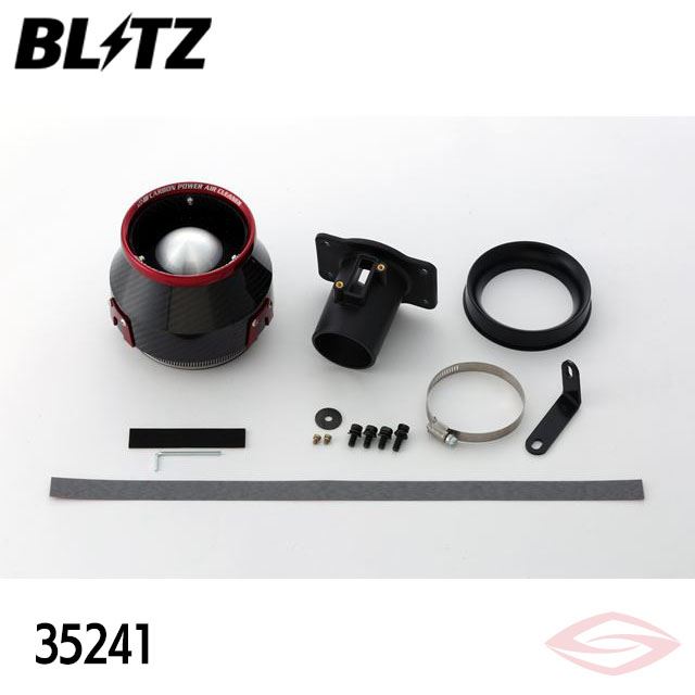 BLITZ カーボンパワー エアクリーナー ノートニスモ S E12改 ニッサン【35241】ブリッツ コアタイプ CARBON POWER