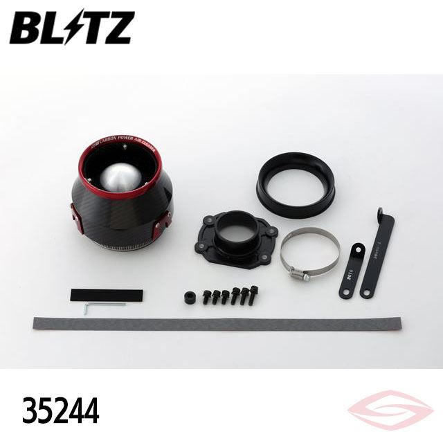 BLITZ カーボンパワー エアクリーナー ジャスティ M900F スバル【35244】ブリッツ コアタイプ CARBON POWER